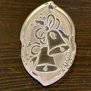 Waterford Crystal Ringing Bells Ornament NWOT